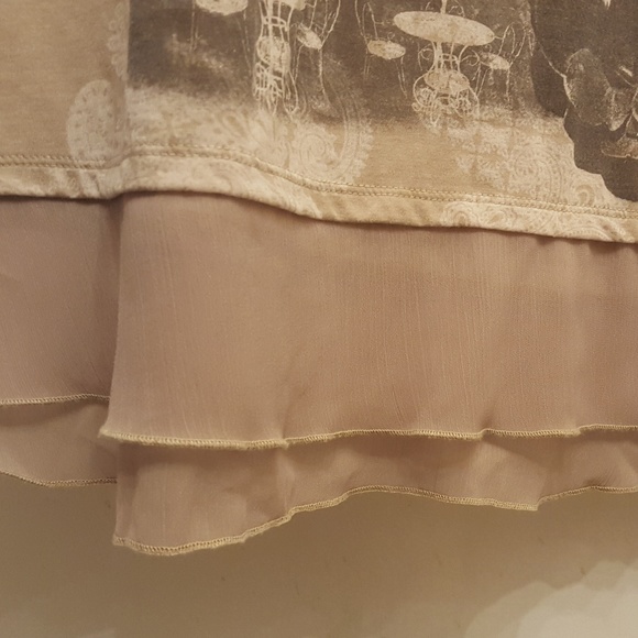 Style & Co. Woman 3X Top w/ Chiffon Ruffle - Picture 4 of 7